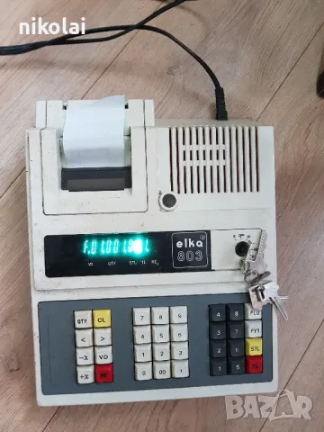 ретро касов апарат Елка 802, снимка 3 - Антикварни и старинни предмети - 48076479