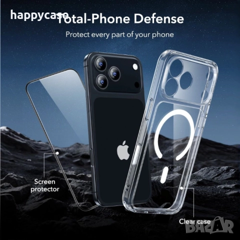 Apple iPhone 17 / Pro / Max / Air / ESR 360° Classic Hybrid HaloLock MagSafe кейс калъф с протектор, снимка 4 - Калъфи, кейсове - 52055049