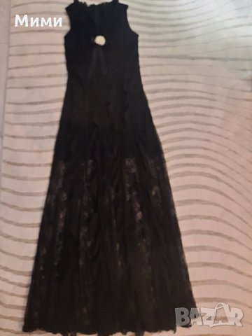 Елегантня дълга рокля от дантела, снимка 4 - Рокли - 33422633