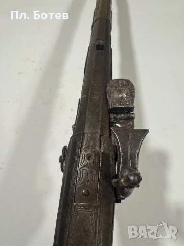 Стара кремъчна пушка Арнаутка, снимка 5 - Антикварни и старинни предмети - 53155941