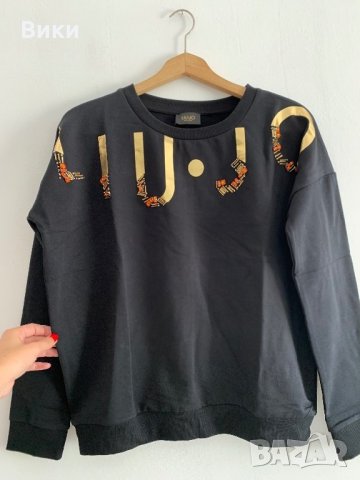 Черна блуза Liu jo, снимка 7 - Блузи с дълъг ръкав и пуловери - 26785136