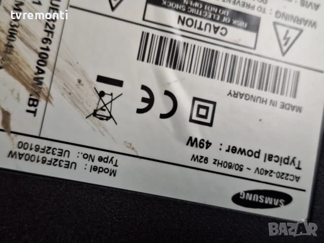 TCon BOARD ,BN41-01939  за 32-инчов телевизор Samsung UE32F6100, с дисплей  CY-HF320CSLV1H , снимка 6 - Части и Платки - 53187383