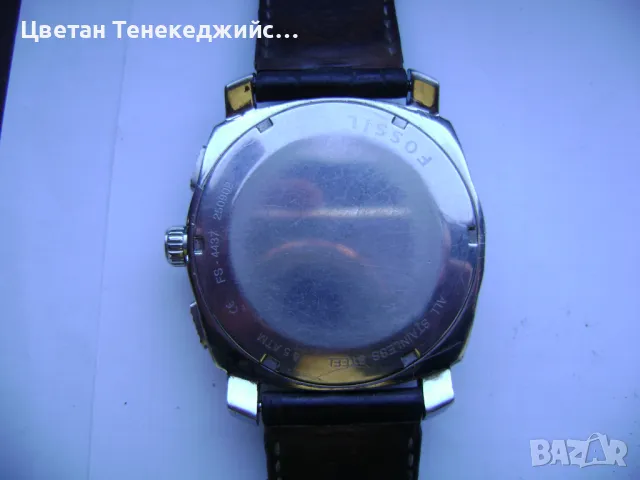Продавам 4 кварцови и 1 механичен часовник Fossil,Nec,Pratina,Q&Q,Зим, снимка 7 - Мъжки - 48369501