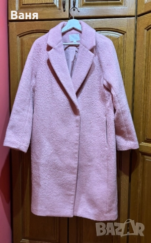 Розово палто hm