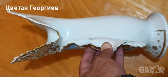 порцеланова католическа ваза, снимка 5 - Вази - 50998992