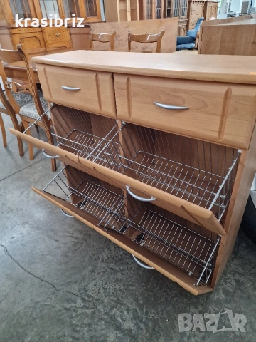 Масивен Шкаф за Обувки- внос от Германия! , снимка 4 - Шкафове - 53510191