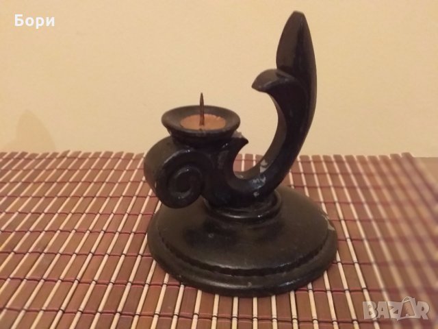 Свещник от дърво, снимка 3 - Декорация за дома - 27321457