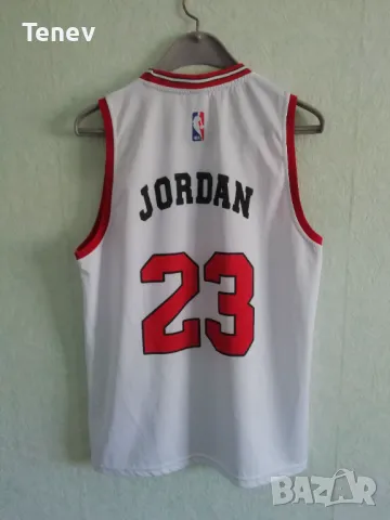 Chicago Bulls #23 Michael Jordan Nike NBA потник бял размер М Чикаго Булс Майкъл Джордан 