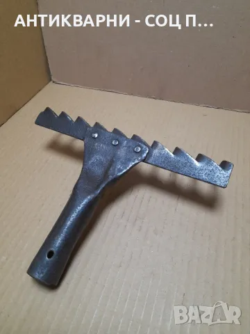Стар Кован Търмък Гребло., снимка 3 - Антикварни и старинни предмети - 48576699