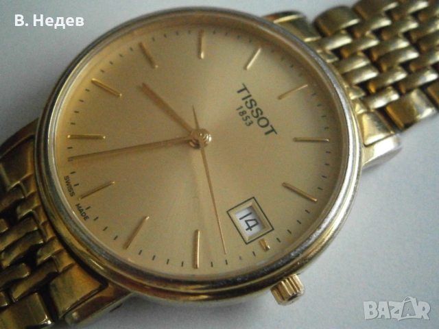 TISSOT quartz model 870/970, ETA 955112, 7 jewels, 34 mm, Swiss, снимка 4 - Мъжки - 53473047