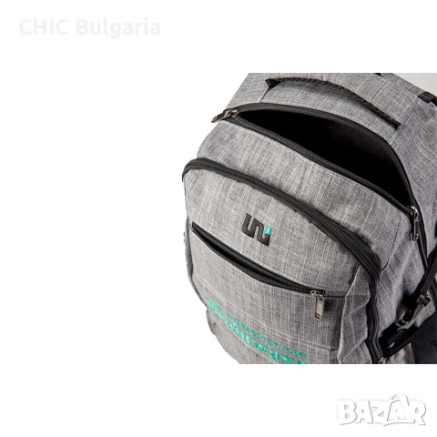 Раница с USB, кутия за обяд и бамбуков химикал + Подарък коледни лакомства, снимка 2 - Раници - 51363450