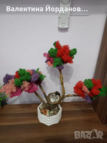 дръвчета със скандинавски мъх 