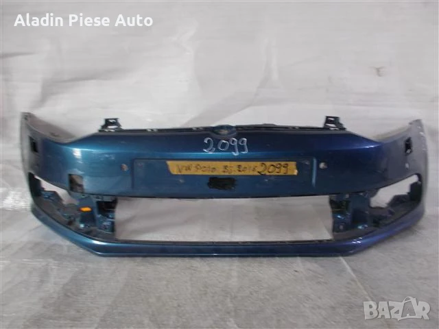 Предна броня VW Polo година 2013-2016 със сензори и шайби код 6C0807221 , снимка 6 - Аксесоари и консумативи - 50637711