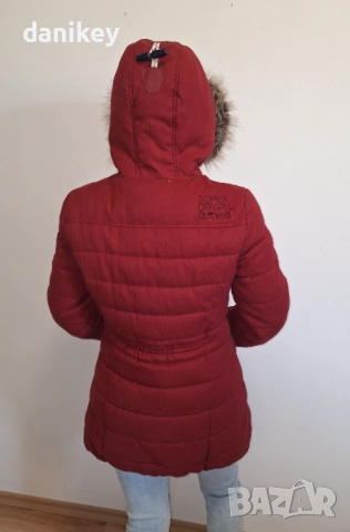 Дамско зимно яке палто Superdry размер small, снимка 8 - Якета - 52212467