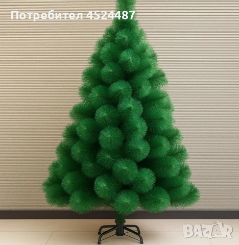 Коледно борче със зелени връхчета