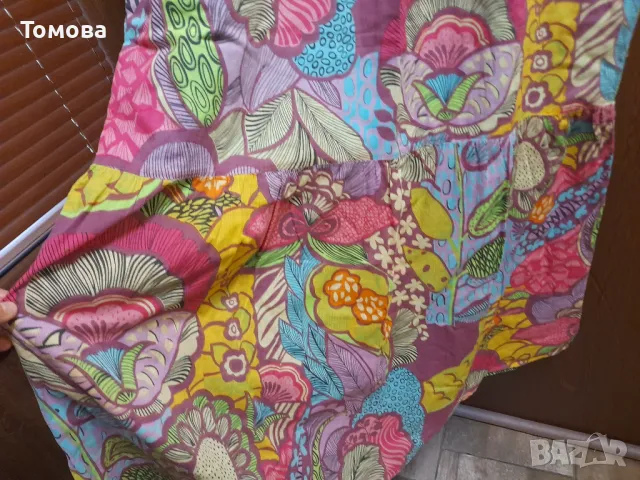 Цветна дълга дамска рокля