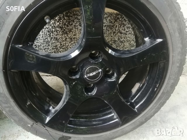 Джанти Borbet и Гуми зимни Michelin Alpin 195/45/R16, снимка 5 - Гуми и джанти - 37699896