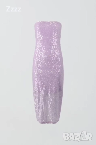 Дамска елегантна рокля с пайети, снимка 3 - Рокли - 52870112