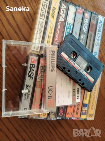 AGFA,BASF,Scotch,PHILIPS,UNIVERSUM, 60,90,120, снимка 3 - Аудио касети - 36153372
