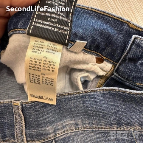 Мъжки дънки 7 for All Mankind Luxe Sport Slimmy Jeans NY сини размер 30, снимка 7 - Дънки - 53117711