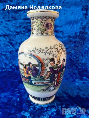 китайска ваза, снимка 3 - Вази - 51780552