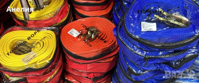 Въже колан за теглене, 5,8 или 10 тона, дължина 4м, снимка 5 - Аксесоари и консумативи - 52908895