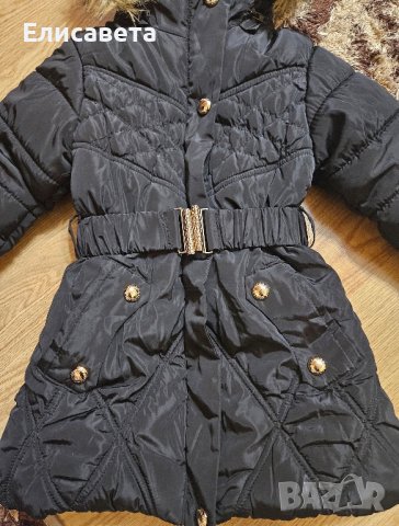 Детско зимно дебело яке в черен цвят , снимка 2 - Детски якета и елеци - 43172137