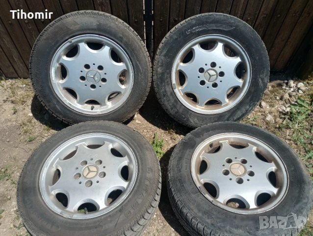 Зимни гуми с джанти Мерцедес , снимка 6 - Гуми и джанти - 50591804