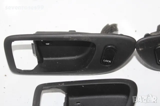 Декорация вътрешна дръжка Мазда 3 2008 2.3i 158hp Mazda 3 седан 4 броя предна лява дясна + бутон отк, снимка 2 - Части - 48508187