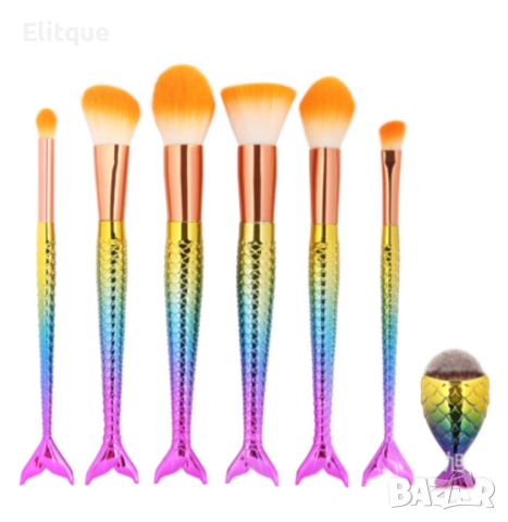 Професионални четки за грим Русалка  HZS33, снимка 3 - Други - 52830535