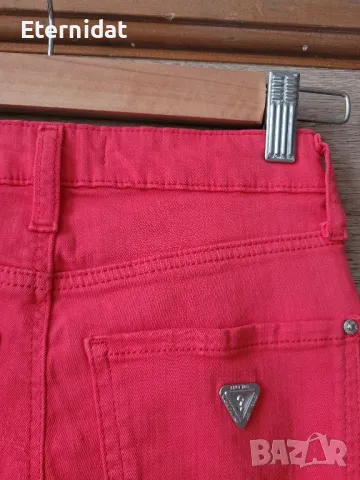 Оригинални дънки GUESS цвят корал , снимка 4 - Дънки - 49637330