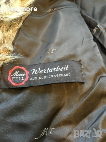 Meiko Fell екстравагантно палто косъм заек леопард принт, снимка 10 - Палта, манта - 53444950