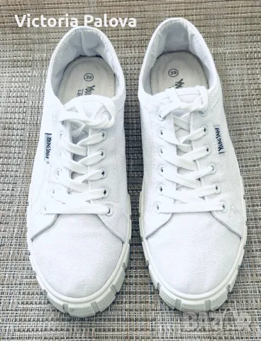 Красиви бели гуменки YOUNG SPIRIT LONDON, снимка 2 - Кецове - 49916035