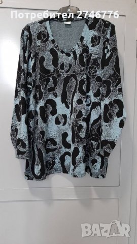 НОВО! Размер 58-4xl Страхотна блузка от фино плетиво,топла,мека,БГ произв., снимка 2 - Блузи с дълъг ръкав и пуловери - 35361986