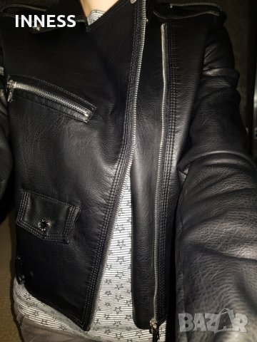 Кожено яке, снимка 12 - Якета - 28916561