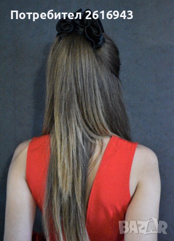 Сатенено скрънчи "РОЗА" с уникален дизайн , снимка 5 - Аксесоари за коса - 38882968