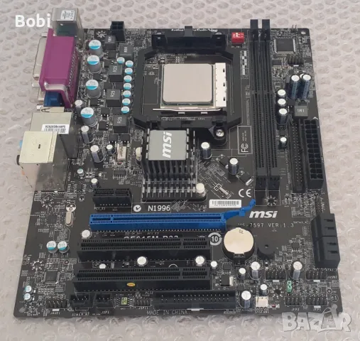 Дънна платка MSI GF615M-P33 + AMD Athlon X3 445