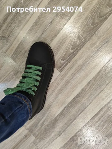 естествена кожа 39номер в зелено 36лв, снимка 9 - Дамски боти - 48730851