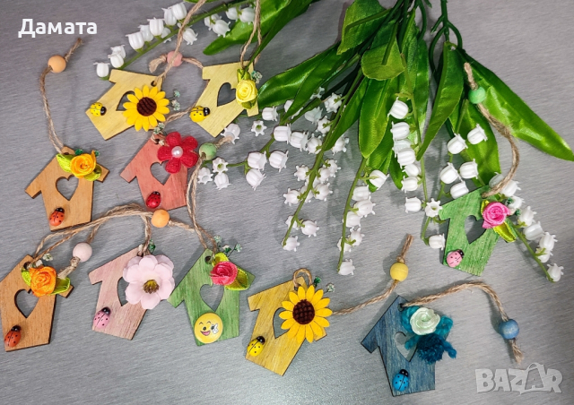 Великденски и пролетни декорации- венци и др. , снимка 6 - Декорация за дома - 40102344