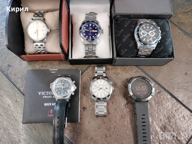 Продавам Bulova, Junkers, Seiko, Orient, Suunto, Victorinox, снимка 1 - Мъжки - 43685849