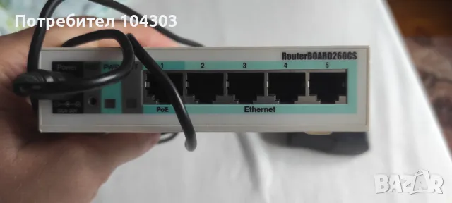Mikrotik SWITCH RB260GS, снимка 2 - Суичове - 50179871