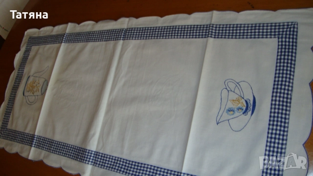 ПОКРИВКИ  за маса  --БРОДЕРИИ И АПЛИКАЦИИ, снимка 4 - Декорация за дома - 51709723