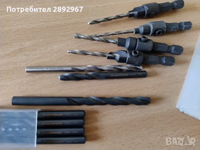12 броя свредла с 4 ограничители., снимка 7 - Други инструменти - 49370196