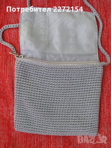 Ръчно плетена чантичка, снимка 3 - Чанти - 28646374