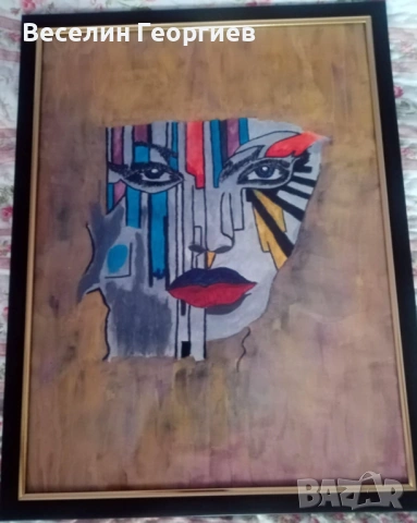 Картина "Маска"-гваш