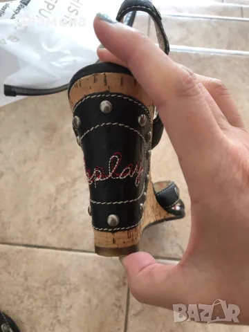 Нови дамски черни сандали Replay 38 номер 