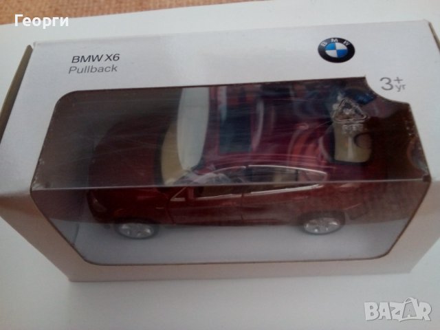 Оригинална количка макет модел автомобил BMW X6 мащаб 1:43, снимка 2 - Колекции - 37980150