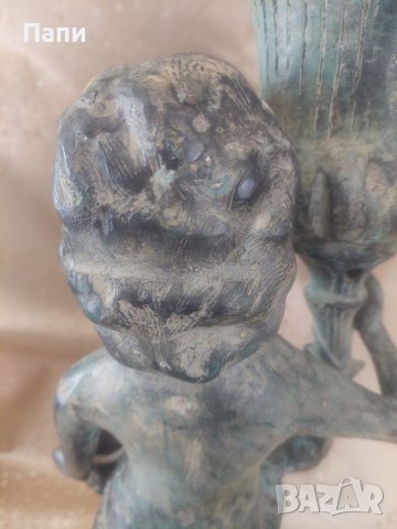 Бронзова италианска скулптура от 19-ти век, снимка 12 - Антикварни и старинни предмети - 39613016
