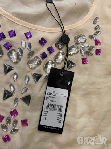 Нов потник с камъни S размер, снимка 5 - Потници - 28848054