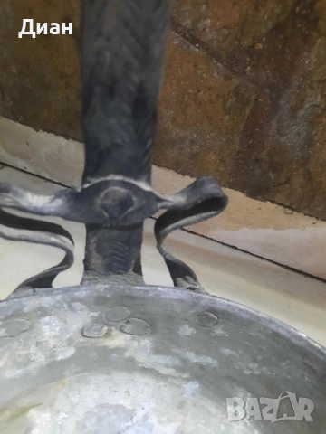 Меден,бакърен тиган, снимка 4 - Антикварни и старинни предмети - 52228203